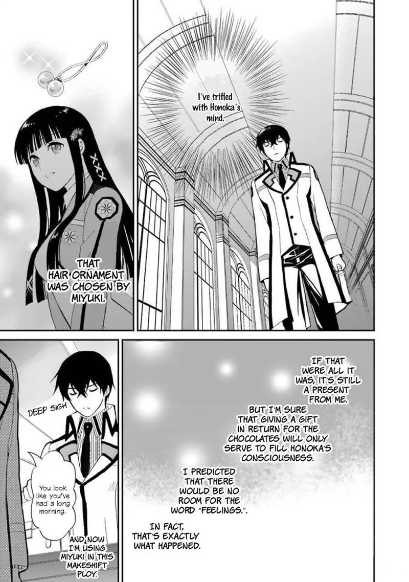 Mahouka Koukou no Rettousei - Raihousha Hen Chapter 19 page 9