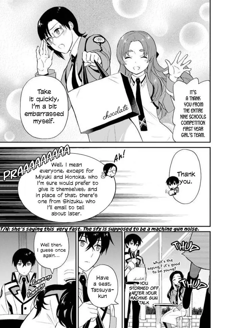 Mahouka Koukou no Rettousei - Raihousha Hen Chapter 19 page 21