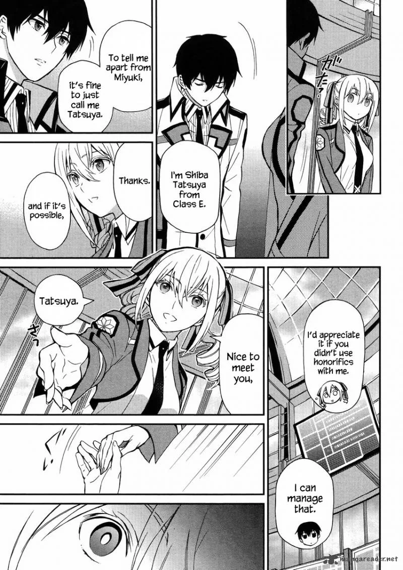 Mahouka Koukou no Rettousei - Raihousha Hen Chapter 2 page 14