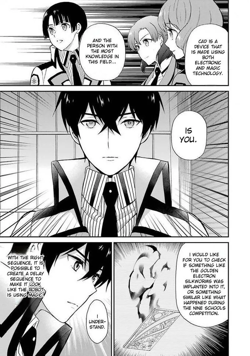 Mahouka Koukou no Rettousei - Raihousha Hen Chapter 22 page 7