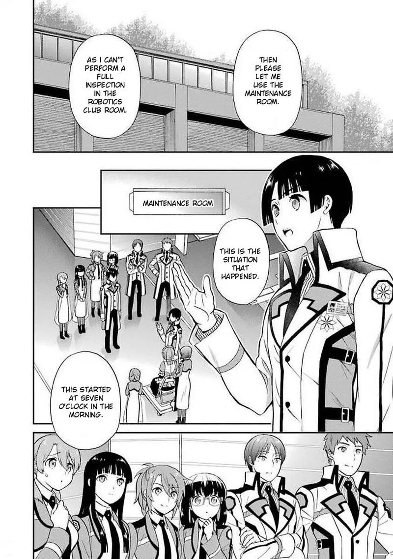 Mahouka Koukou no Rettousei - Raihousha Hen Chapter 22 page 8