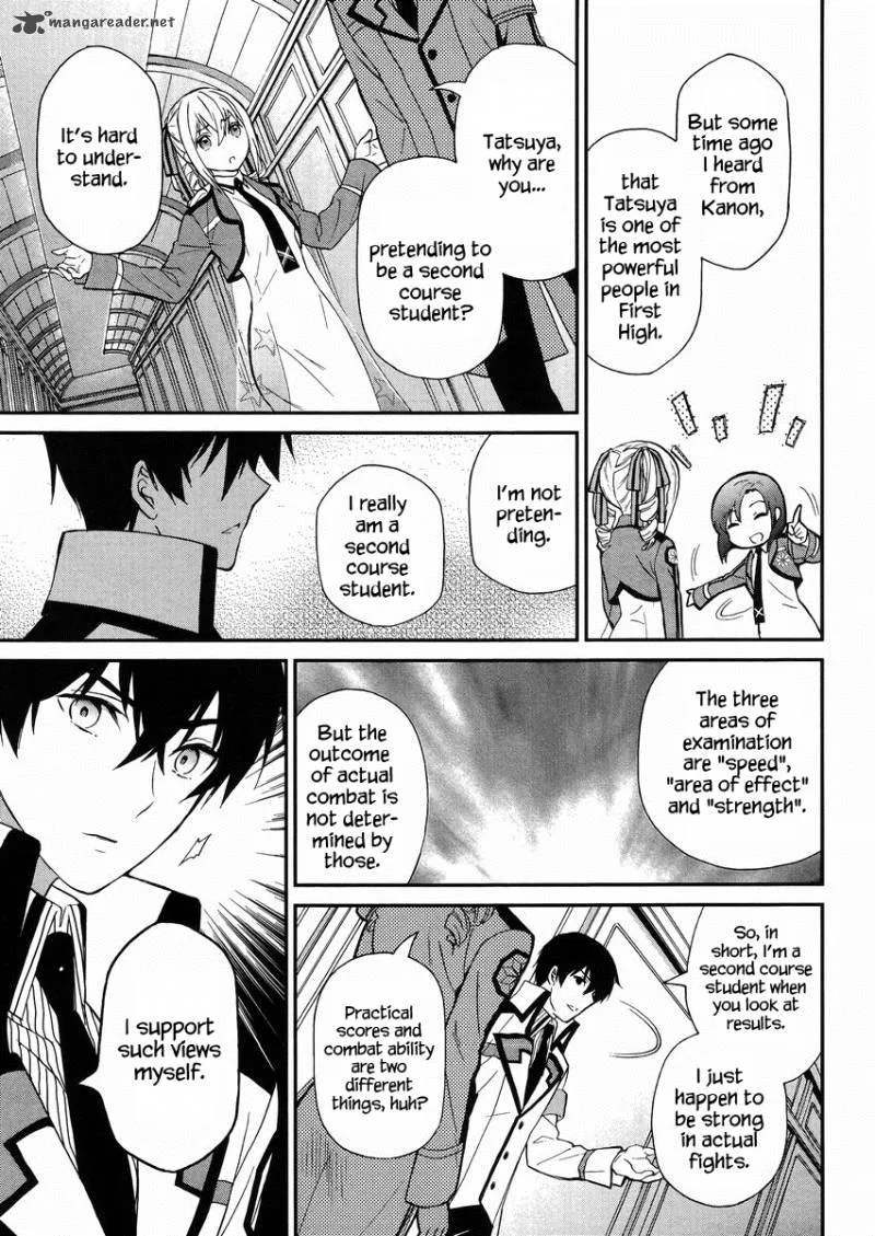 Mahouka Koukou no Rettousei - Raihousha Hen Chapter 3 page 12