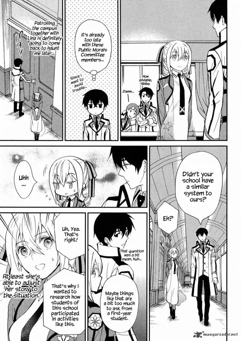 Mahouka Koukou no Rettousei - Raihousha Hen Chapter 3 page 10