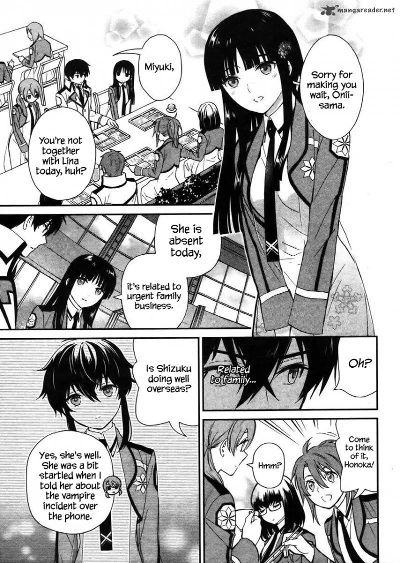 Mahouka Koukou no Rettousei - Raihousha Hen Chapter 4 page 12