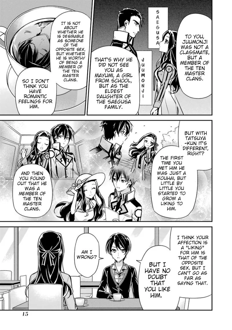 Mahouka Koukou no Rettousei: Shizoku Kaigi-hen Chapter 6 page 15