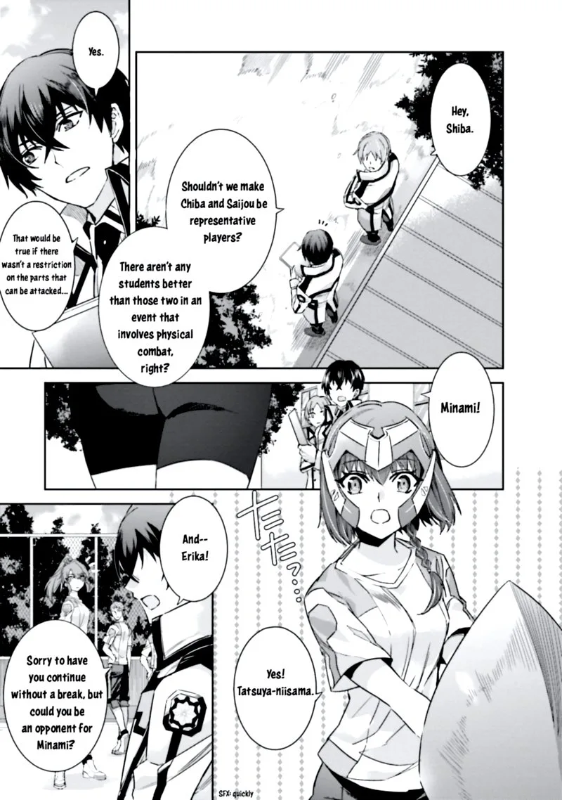 Mahouka Koukou no Rettousei: Steeplechase-hen Chapter 4 page 11