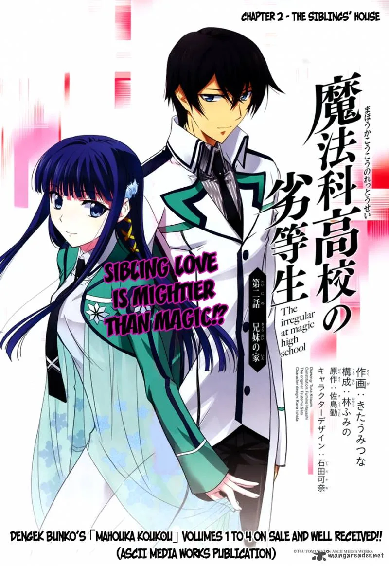 Mahouka Koukou no Rettousei Chapter 2 page 1