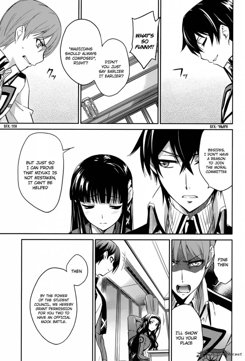 Mahouka Koukou no Rettousei Chapter 6 page 14