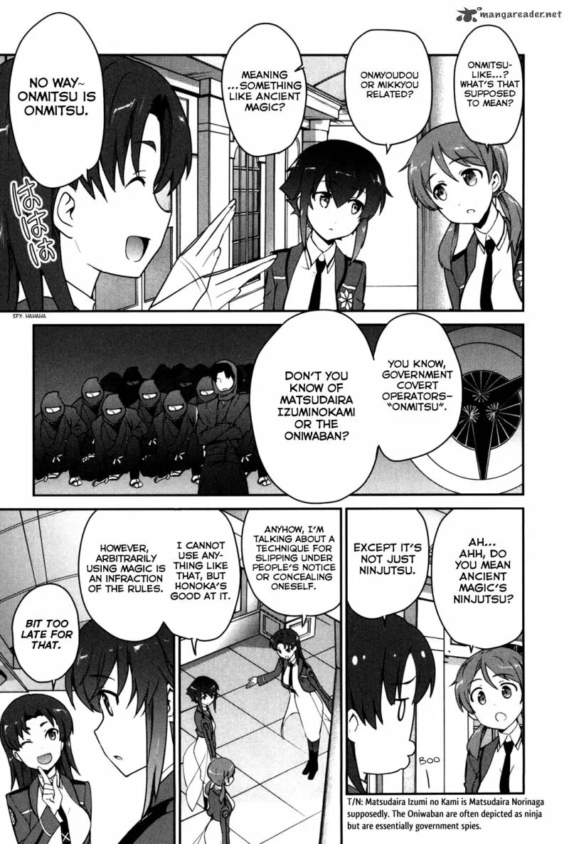 Mahouka Koukou no Yuutousei Chapter 11 page 10