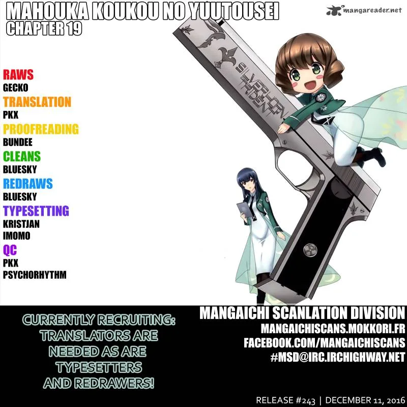 Mahouka Koukou no Yuutousei Chapter 19 page 1