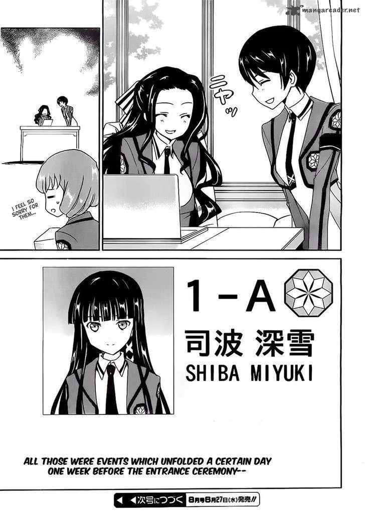 Mahouka Koukou no Yuutousei Chapter 2 page 37