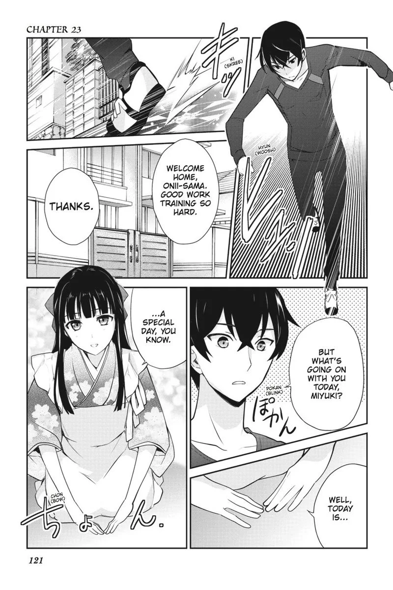 Mahouka Koukou no Yuutousei Chapter 23 page 1