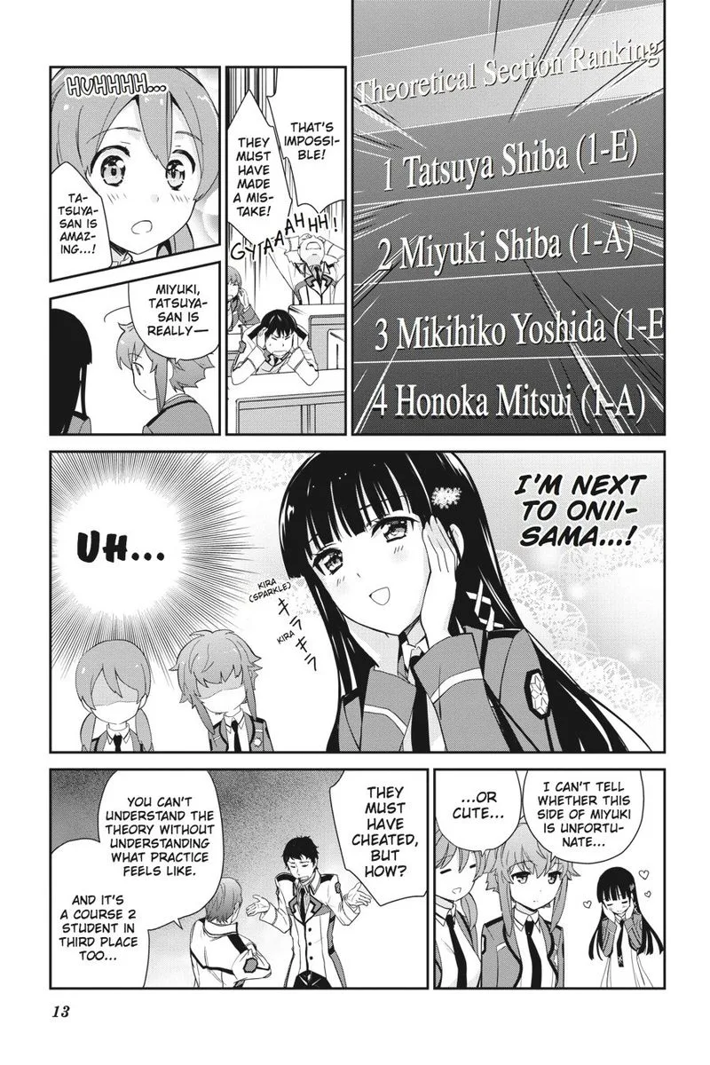 Mahouka Koukou no Yuutousei Chapter 24 page 14