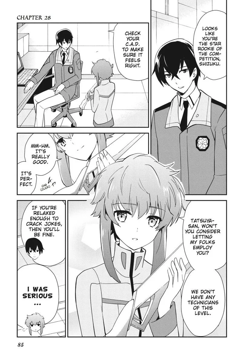 Mahouka Koukou no Yuutousei Chapter 28 page 1