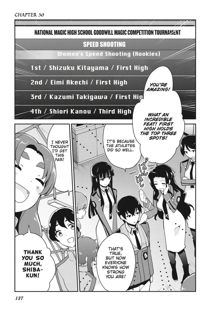 Mahouka Koukou no Yuutousei Chapter 30 page 1
