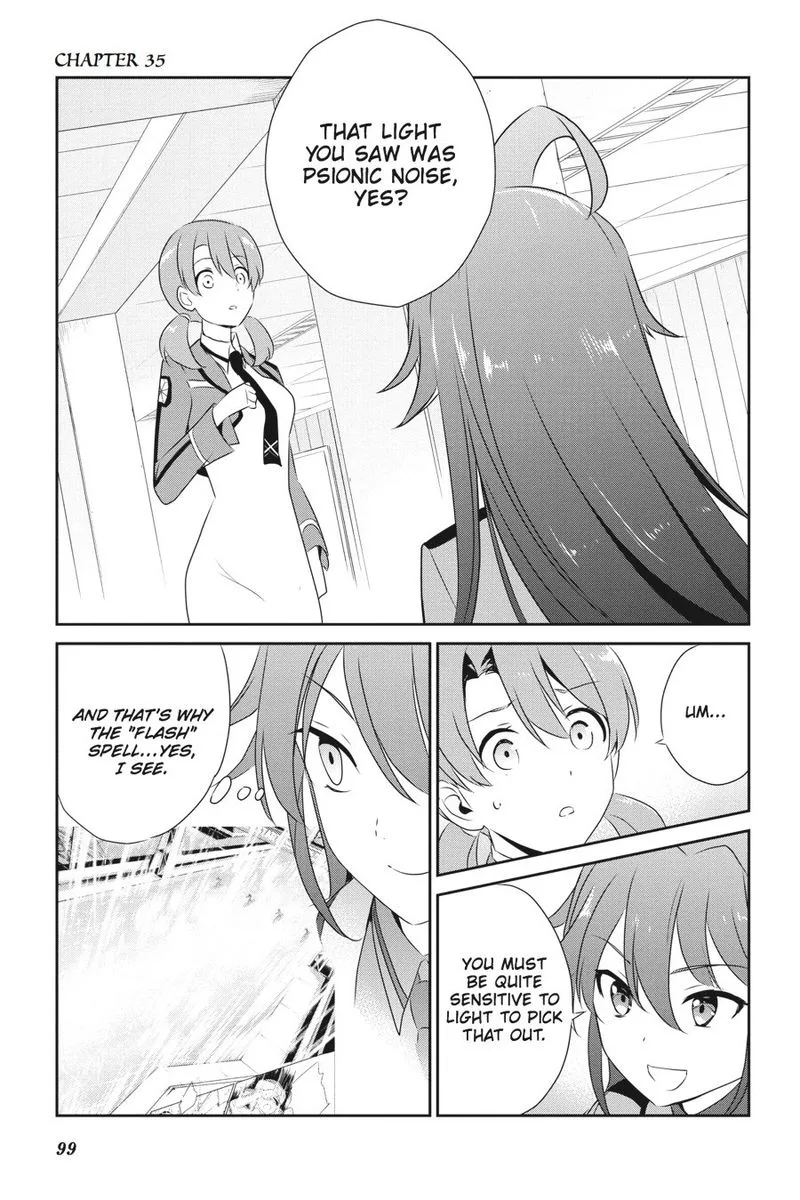 Mahouka Koukou no Yuutousei Chapter 35 page 1