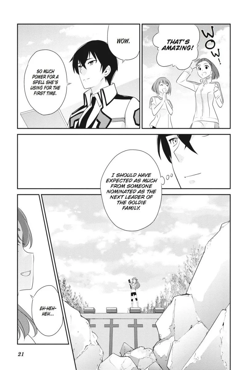 Mahouka Koukou no Yuutousei Chapter 36 page 22