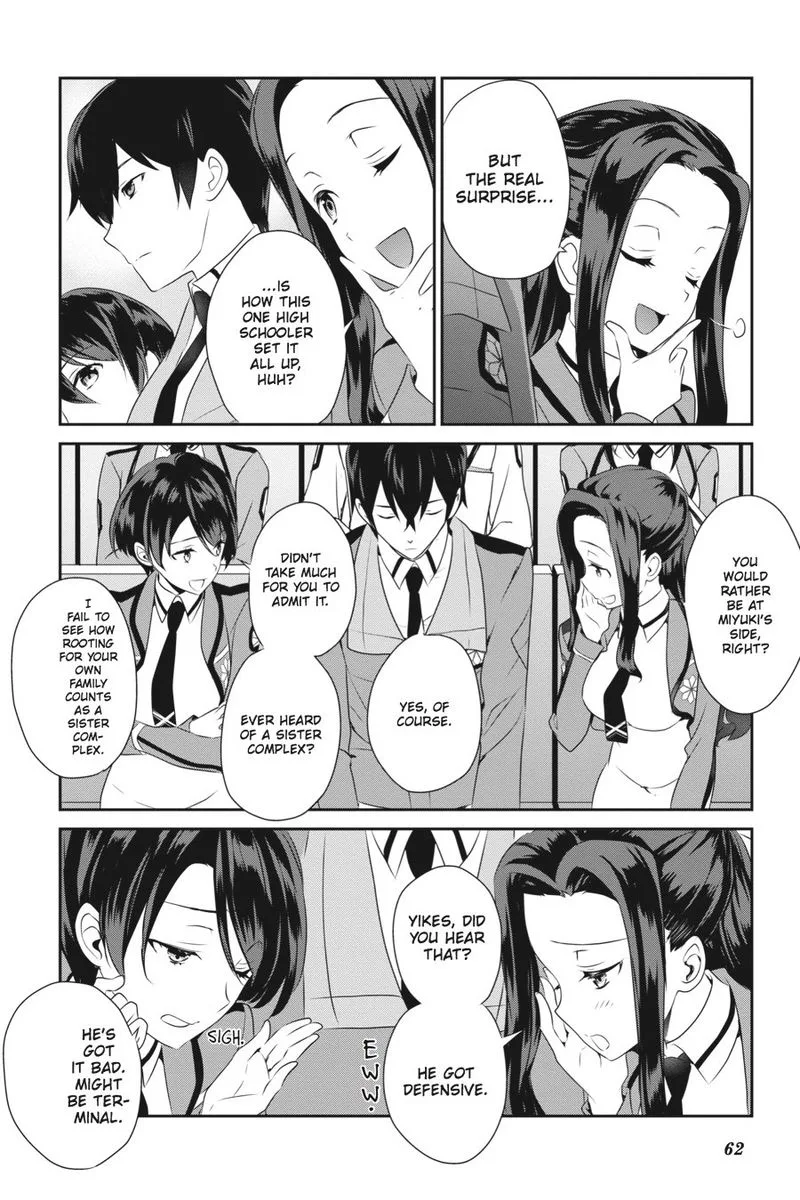 Mahouka Koukou no Yuutousei Chapter 45 page 8