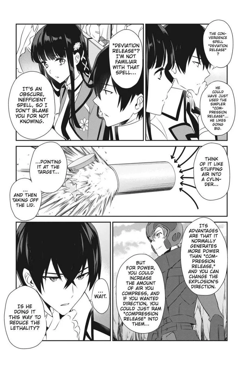 Mahouka Koukou no Yuutousei Chapter 55 page 7