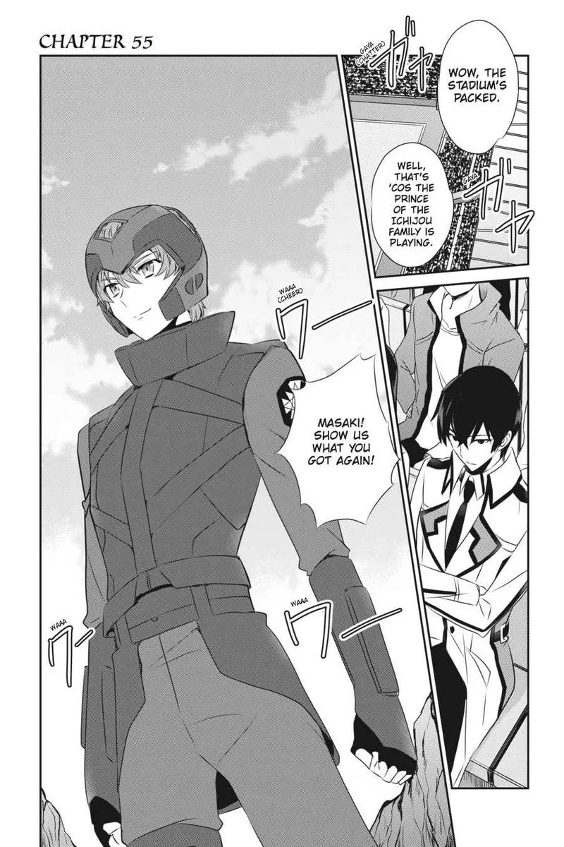 Mahouka Koukou no Yuutousei Chapter 55 page 1