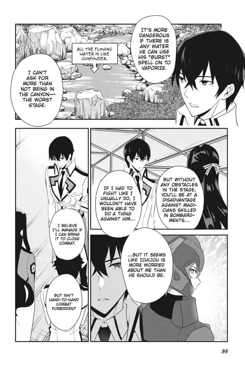 Mahouka Koukou no Yuutousei Chapter 56 page 8