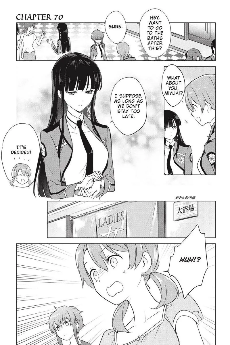 Mahouka Koukou no Yuutousei Chapter 70 page 1