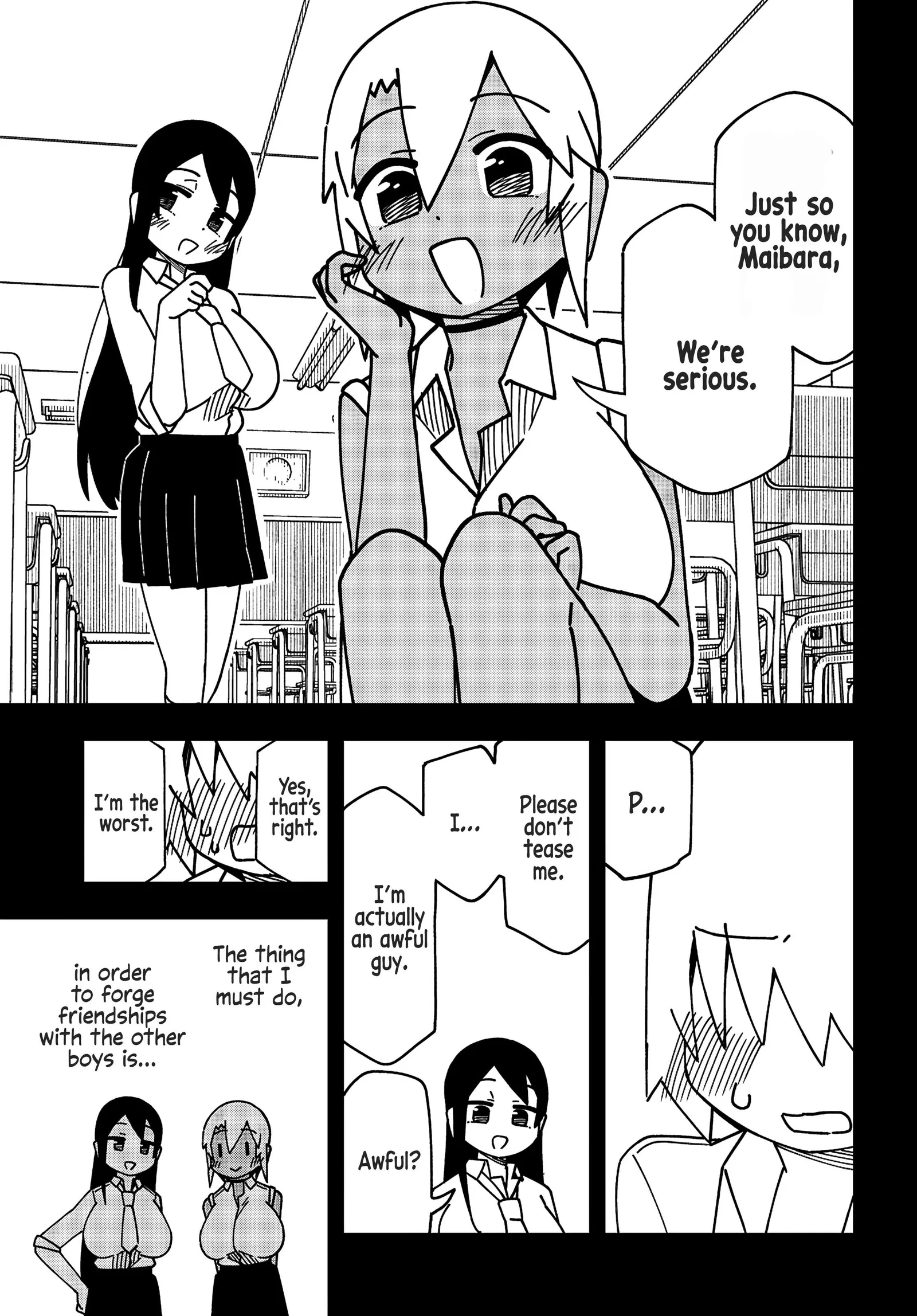 Maibara-kun wa Tsuyotsuyo Gal Kara Hanarerarenai Chapter 1 page 9