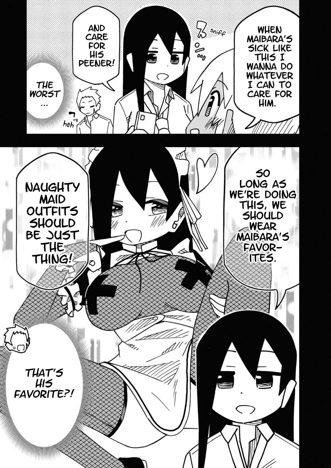 Maibara-kun wa Tsuyotsuyo Gal Kara Hanarerarenai Chapter 11 page 7