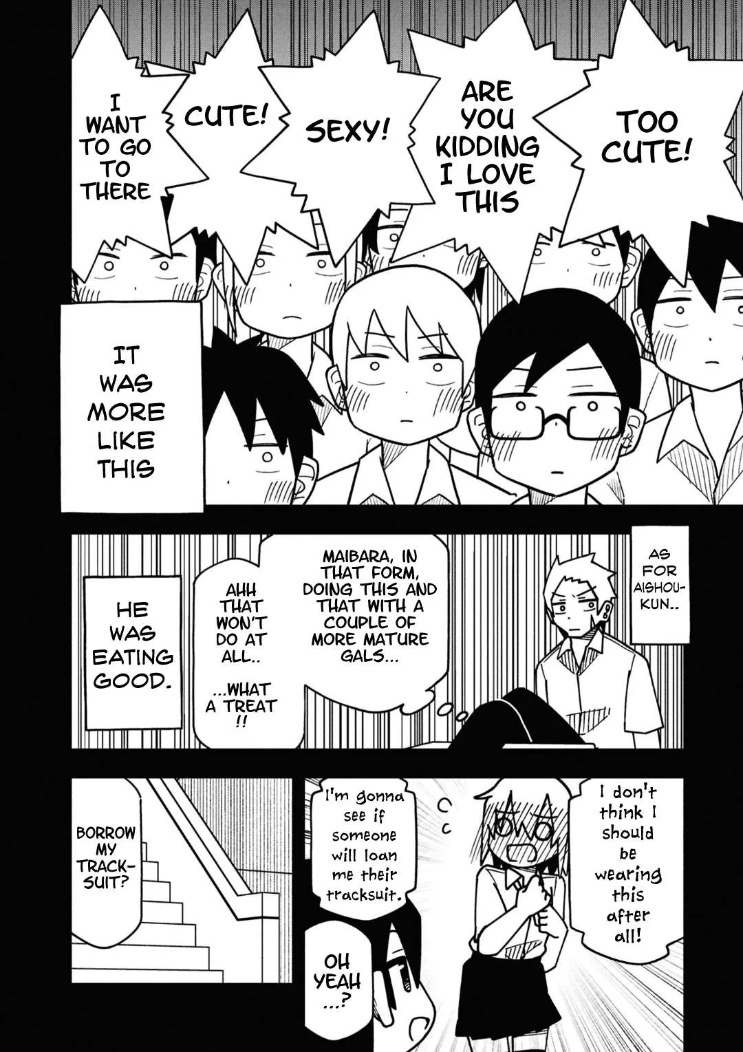 Maibara-kun wa Tsuyotsuyo Gal Kara Hanarerarenai Chapter 12 page 8