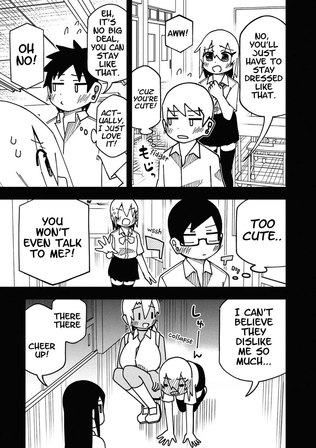 Maibara-kun wa Tsuyotsuyo Gal Kara Hanarerarenai Chapter 12 page 9