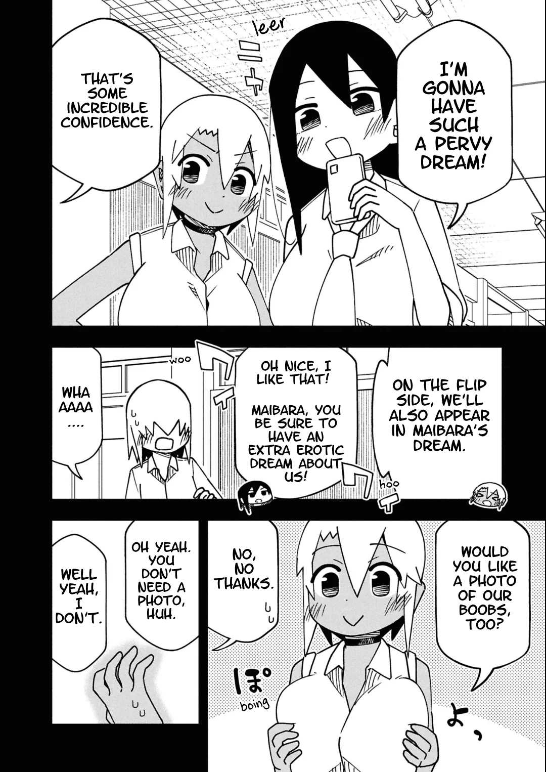 Maibara-kun wa Tsuyotsuyo Gal Kara Hanarerarenai Chapter 13.1 page 2
