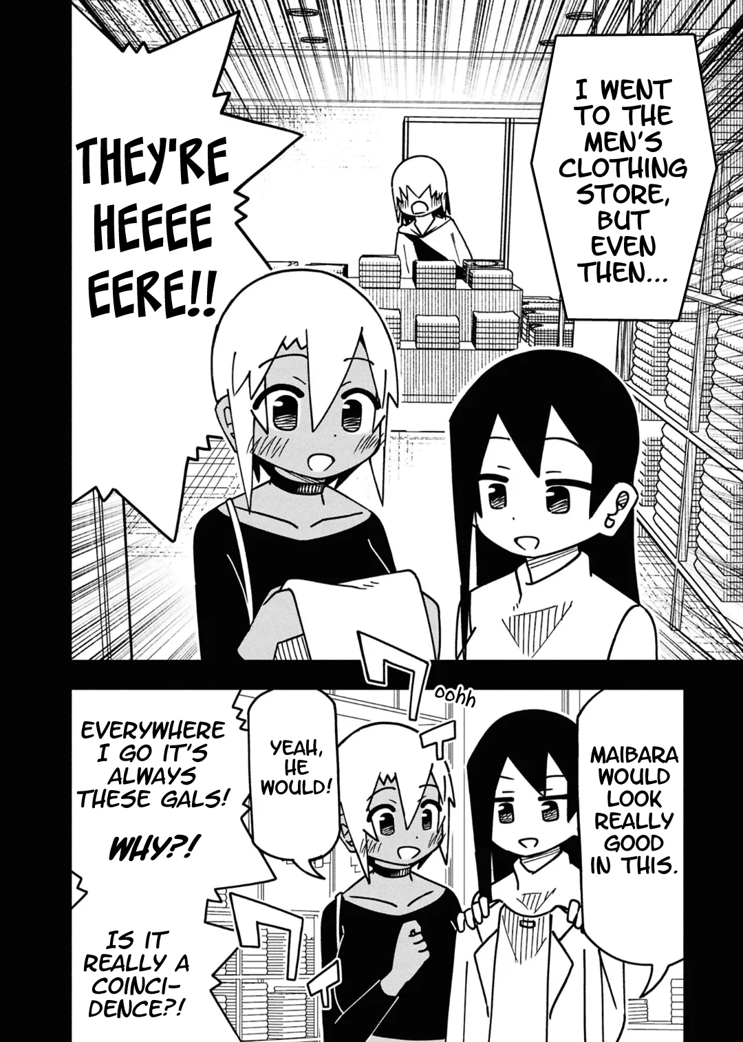 Maibara-kun wa Tsuyotsuyo Gal Kara Hanarerarenai Chapter 14 page 8