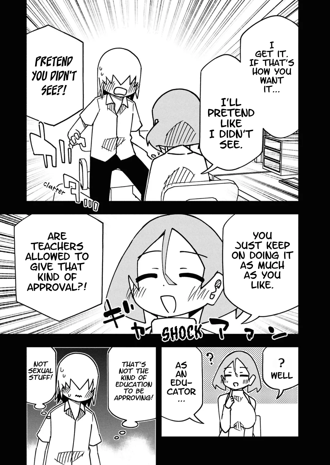 Maibara-kun wa Tsuyotsuyo Gal Kara Hanarerarenai Chapter 15 page 7