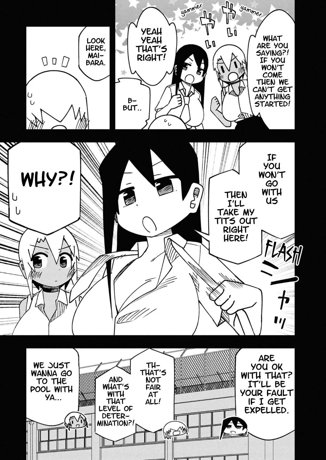 Maibara-kun wa Tsuyotsuyo Gal Kara Hanarerarenai Chapter 17 page 7