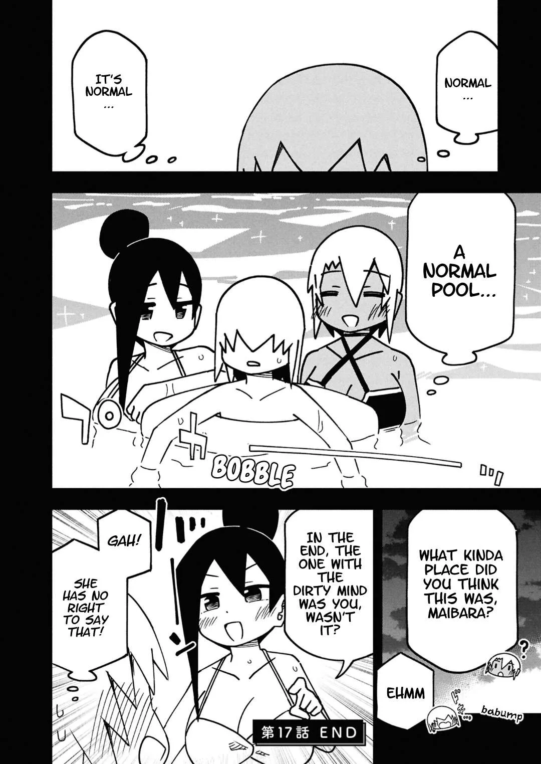 Maibara-kun wa Tsuyotsuyo Gal Kara Hanarerarenai Chapter 17 page 10