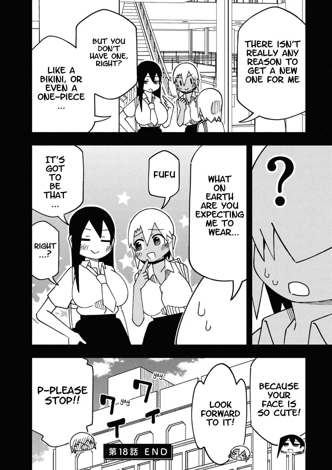 Maibara-kun wa Tsuyotsuyo Gal Kara Hanarerarenai Chapter 18 page 10