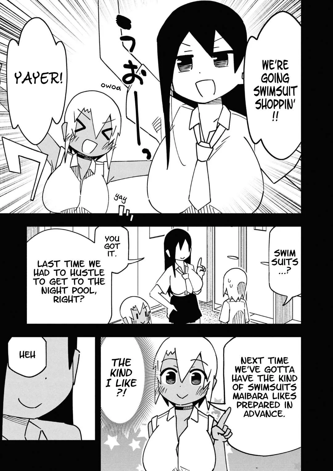 Maibara-kun wa Tsuyotsuyo Gal Kara Hanarerarenai Chapter 18 page 1