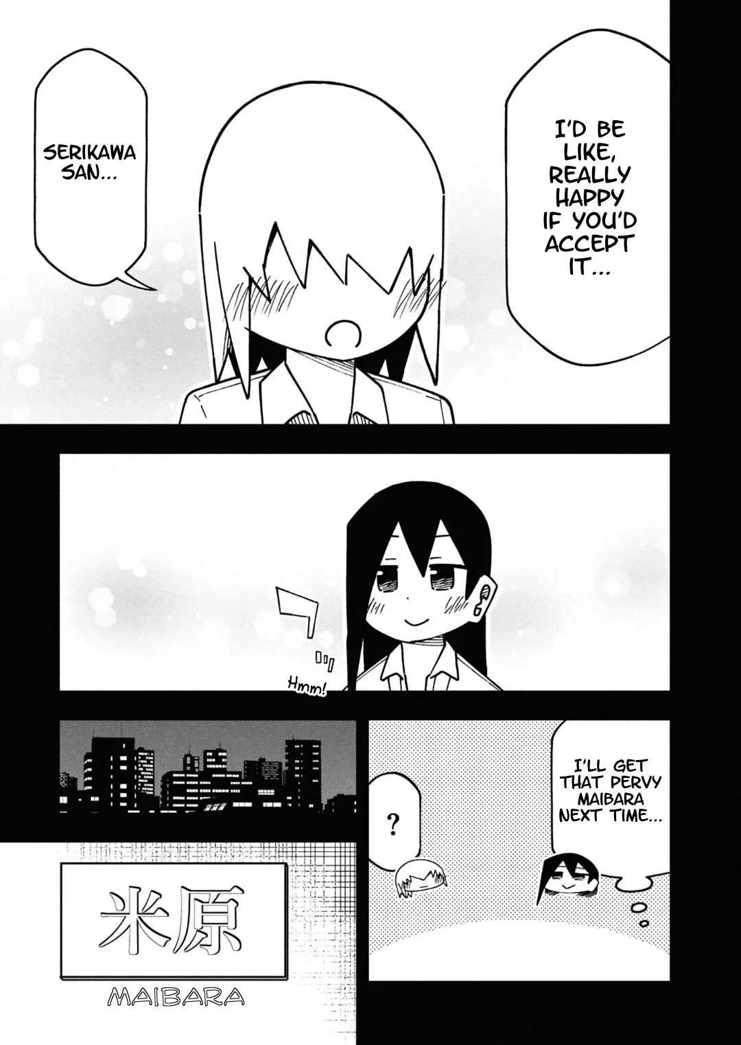 Maibara-kun wa Tsuyotsuyo Gal Kara Hanarerarenai Chapter 19 page 9