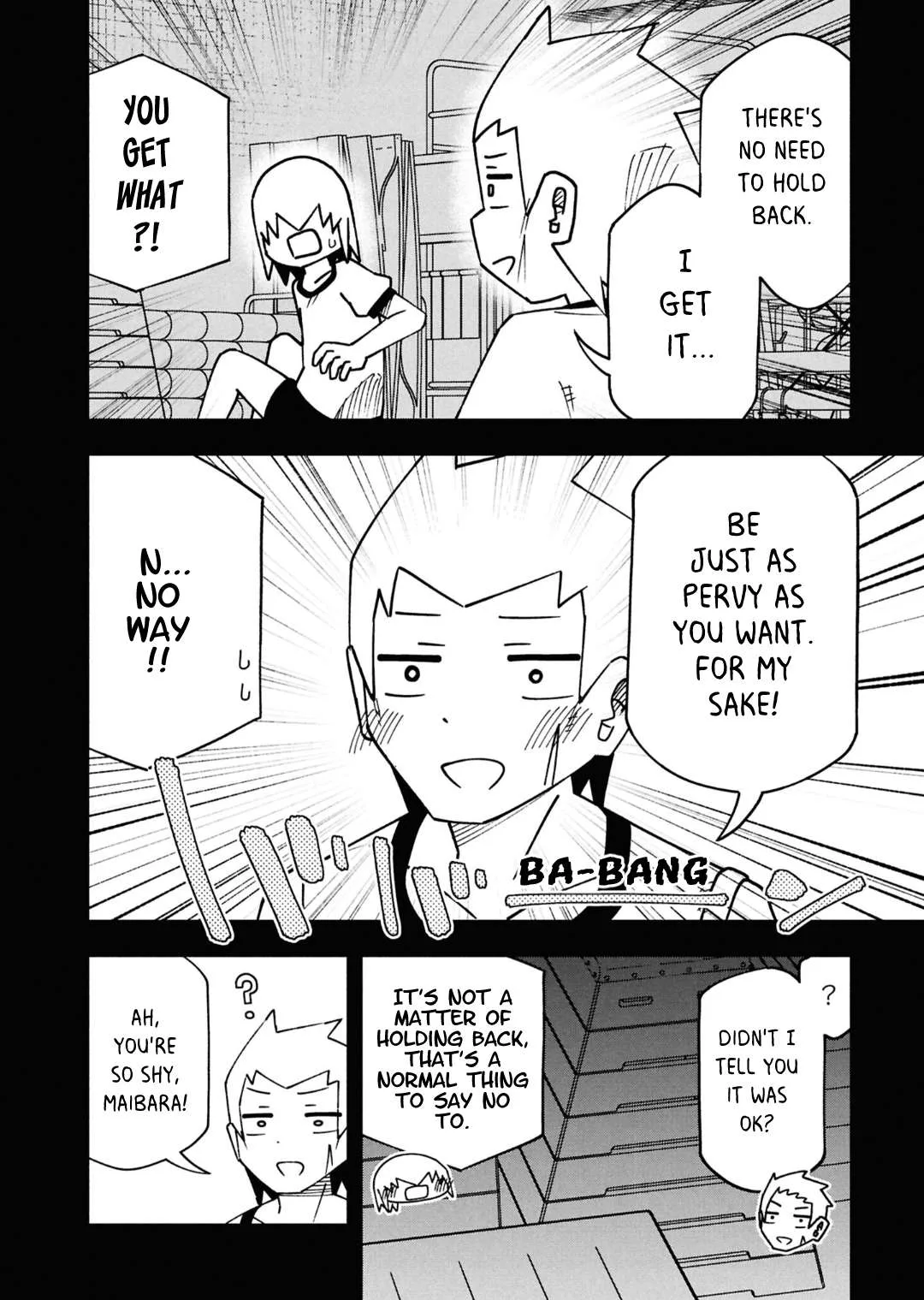 Maibara-kun wa Tsuyotsuyo Gal Kara Hanarerarenai Chapter 21 page 10