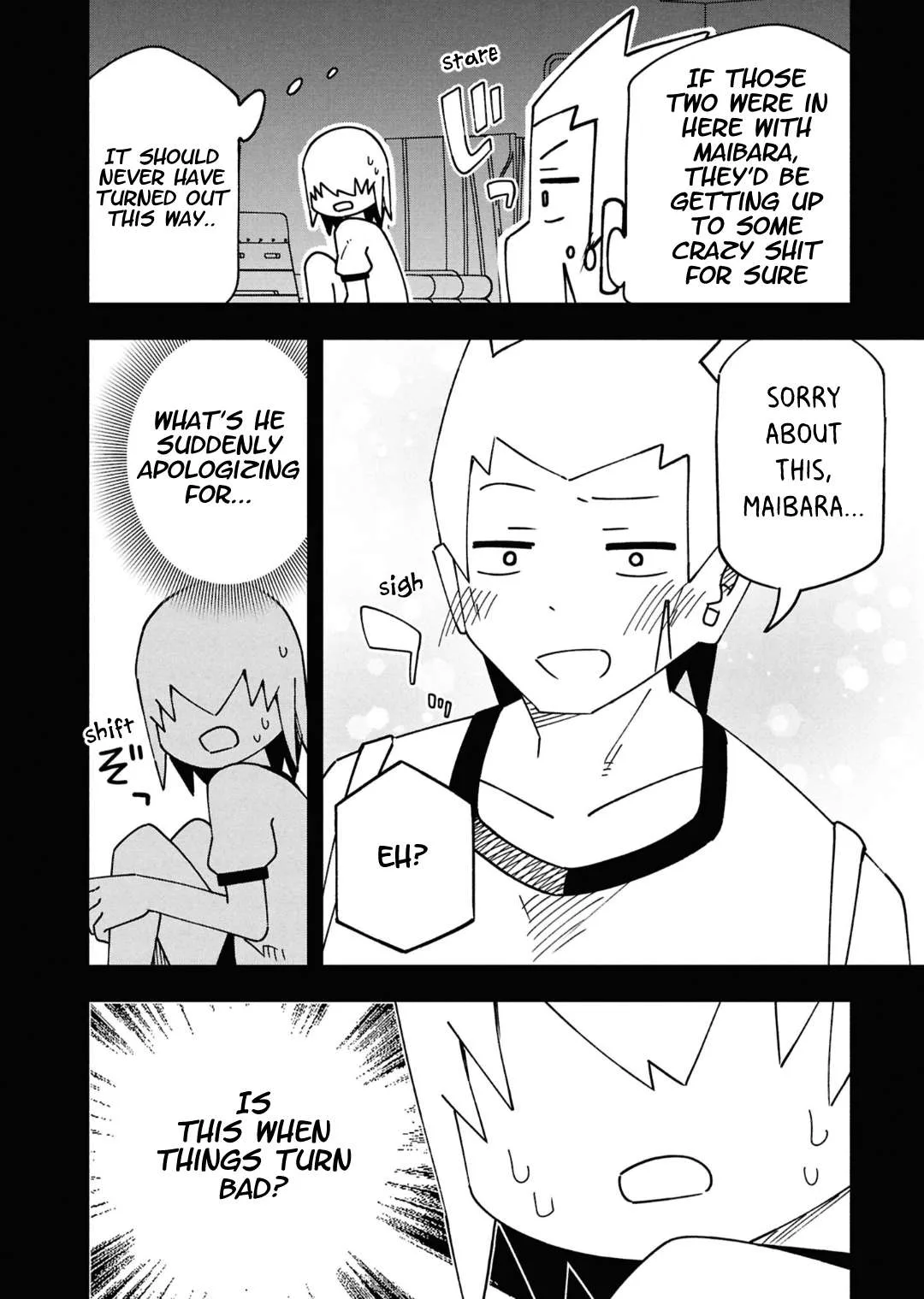 Maibara-kun wa Tsuyotsuyo Gal Kara Hanarerarenai Chapter 21 page 6