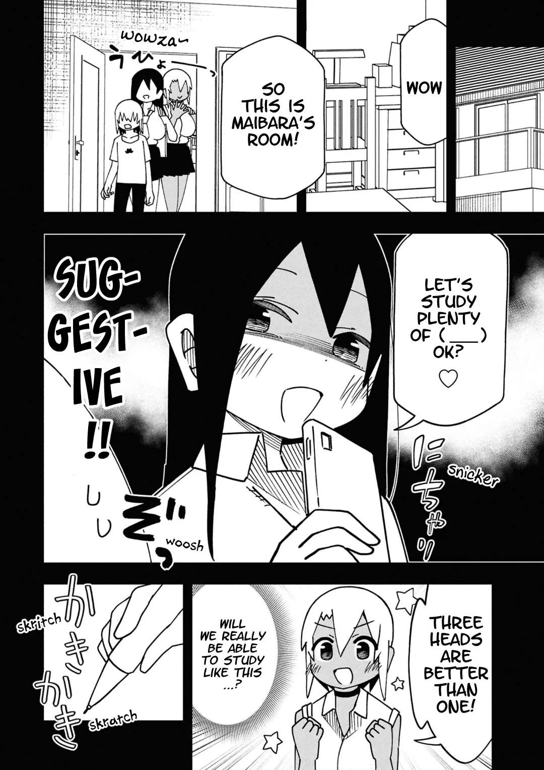 Maibara-kun wa Tsuyotsuyo Gal Kara Hanarerarenai Chapter 22 page 3