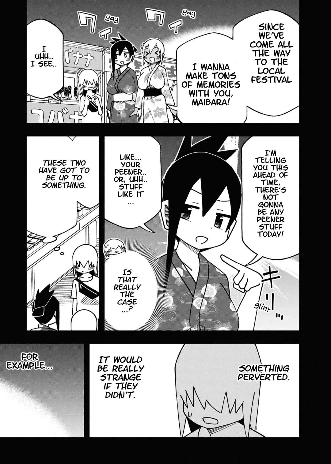 Maibara-kun wa Tsuyotsuyo Gal Kara Hanarerarenai Chapter 24 page 3