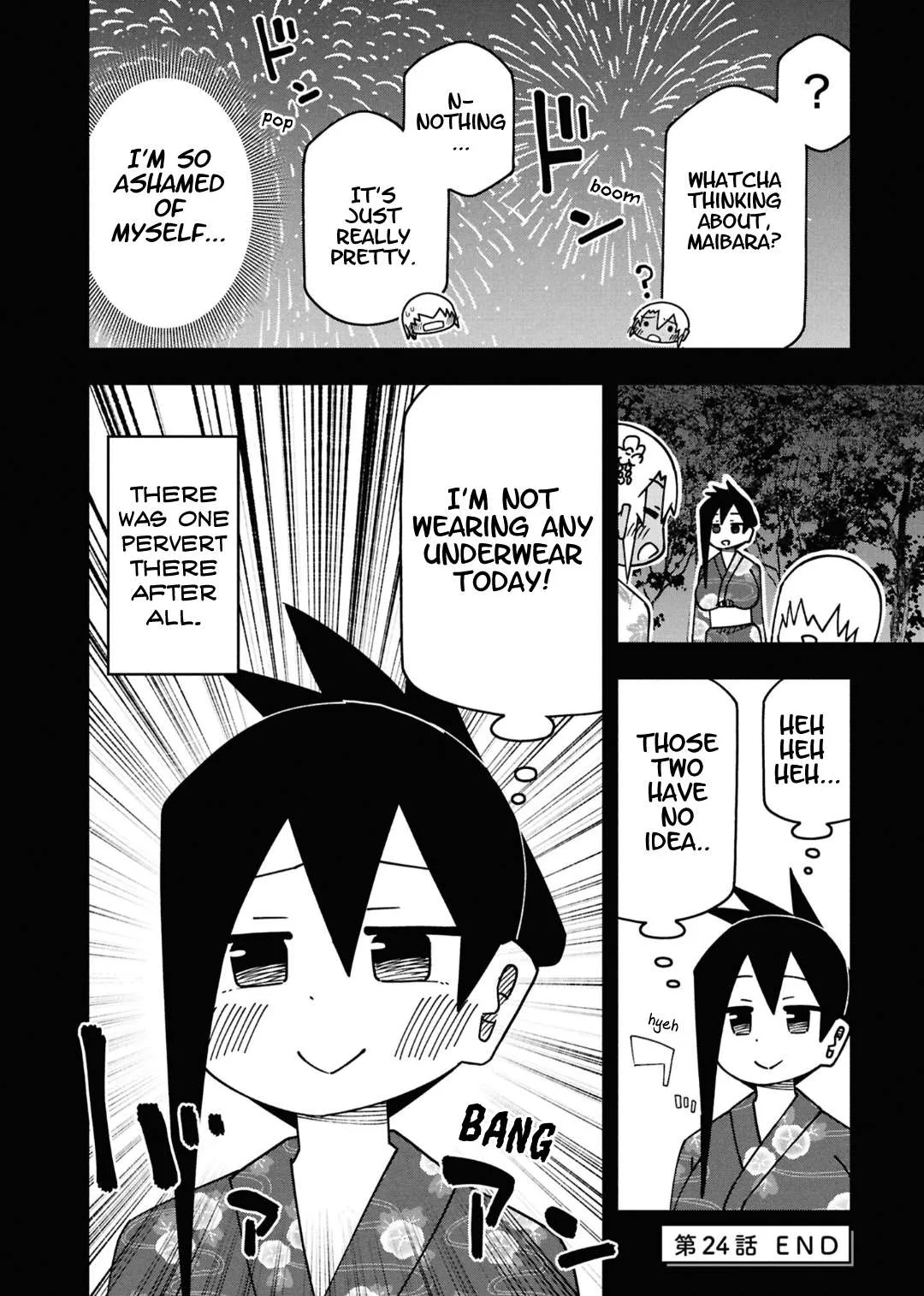 Maibara-kun wa Tsuyotsuyo Gal Kara Hanarerarenai Chapter 24 page 10