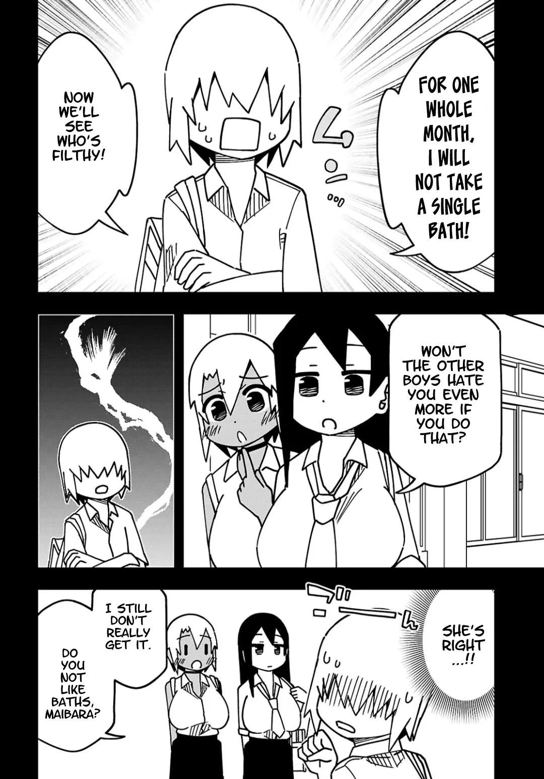 Maibara-kun wa Tsuyotsuyo Gal Kara Hanarerarenai Chapter 3 page 10
