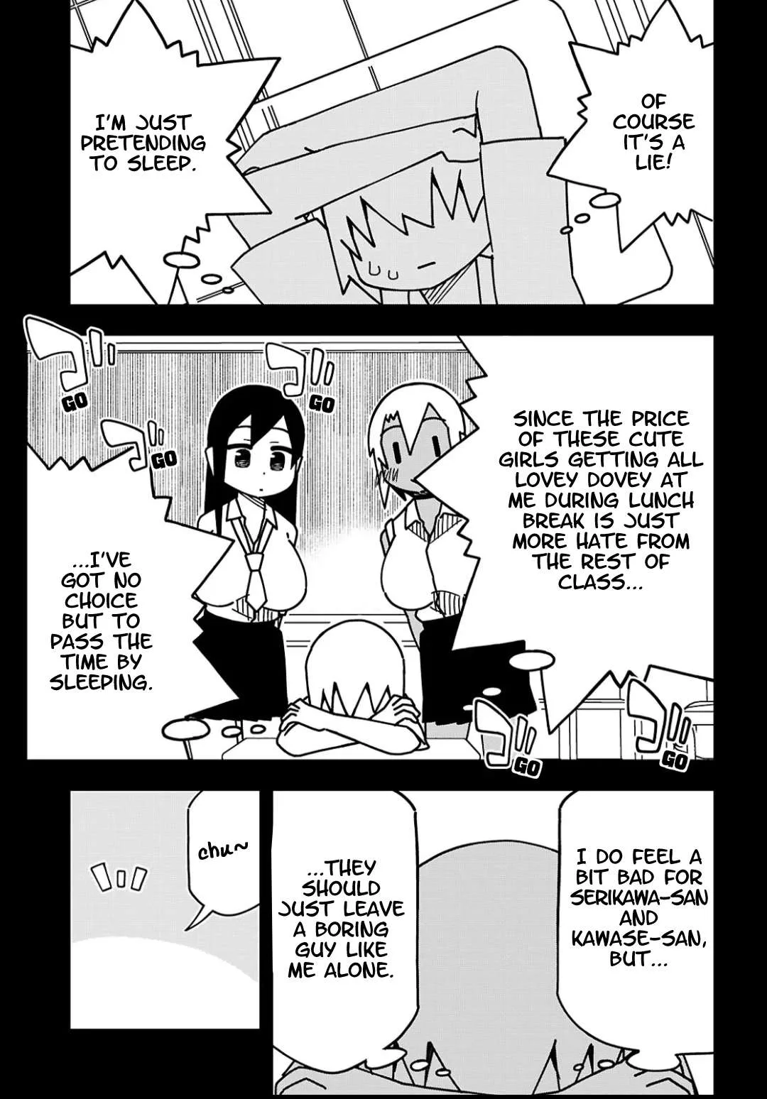 Maibara-kun wa Tsuyotsuyo Gal Kara Hanarerarenai Chapter 4 page 3