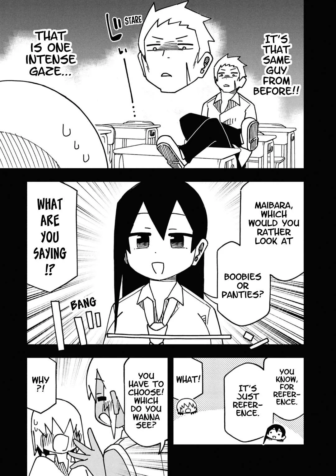 Maibara-kun wa Tsuyotsuyo Gal Kara Hanarerarenai Chapter 5 page 7