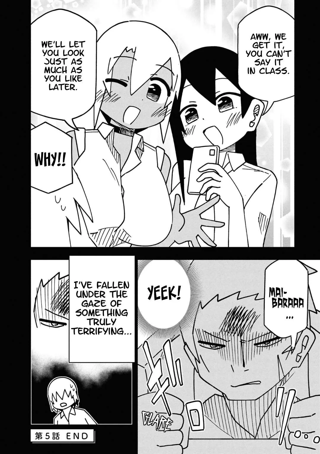 Maibara-kun wa Tsuyotsuyo Gal Kara Hanarerarenai Chapter 5 page 10