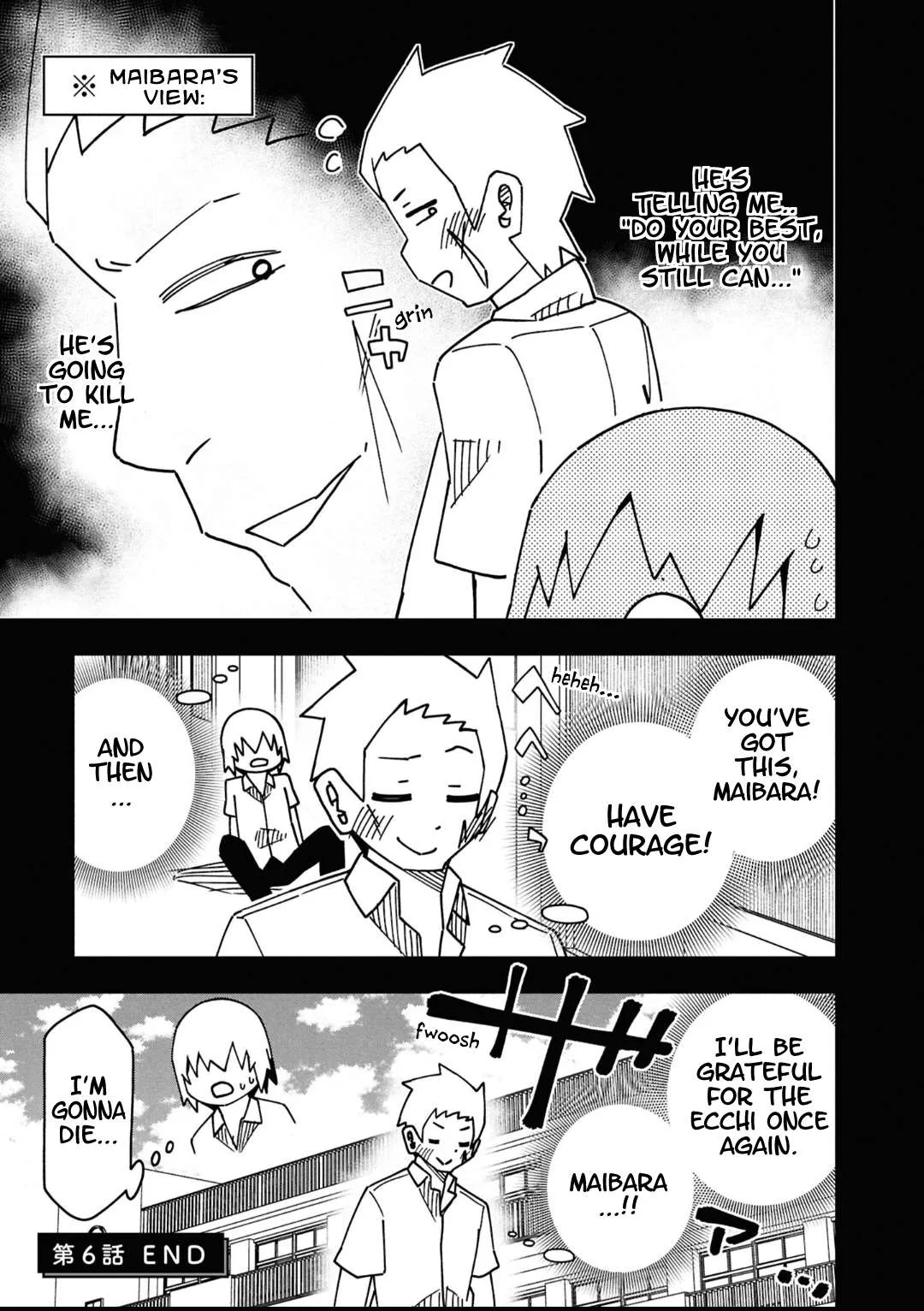 Maibara-kun wa Tsuyotsuyo Gal Kara Hanarerarenai Chapter 6 page 11