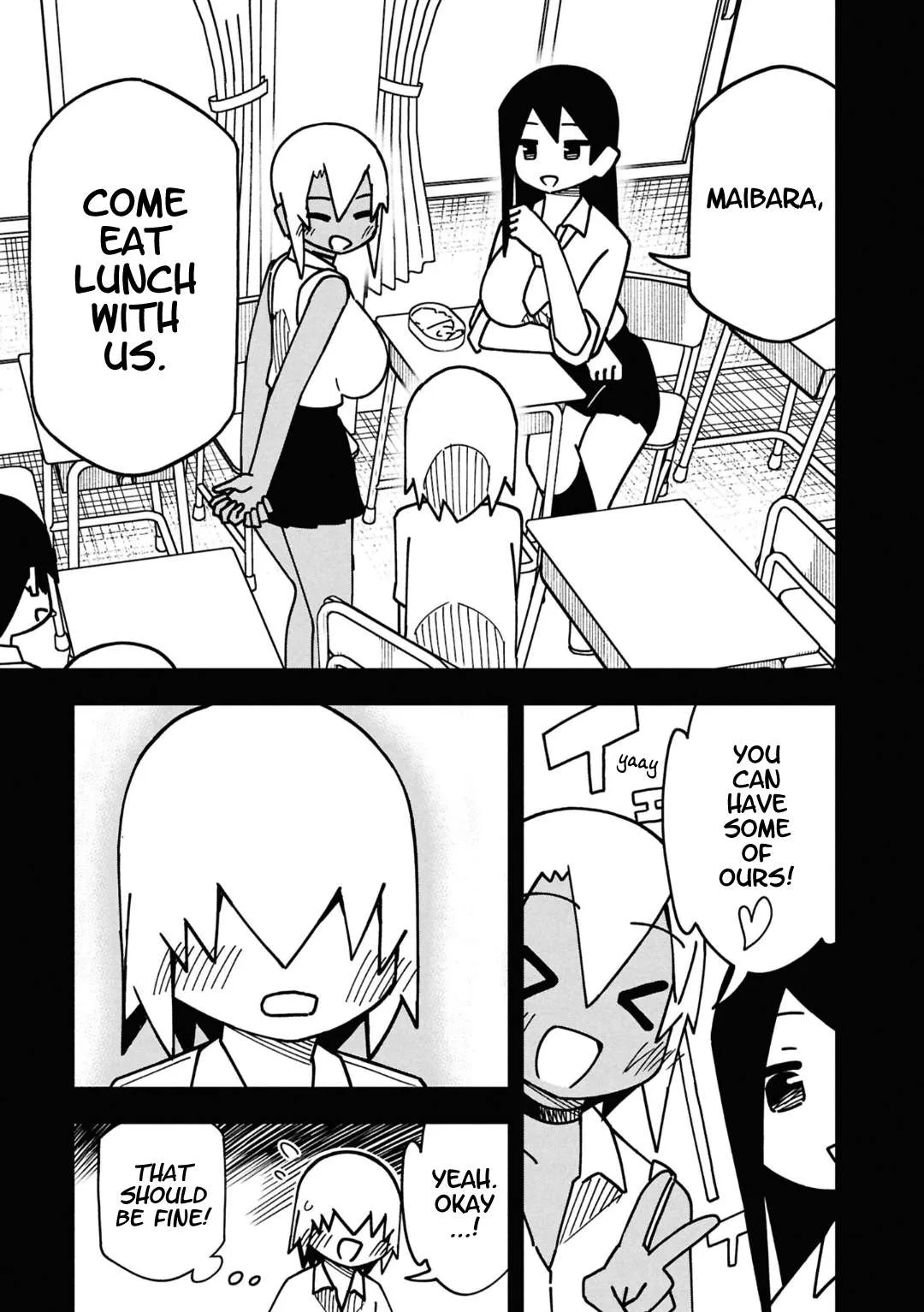 Maibara-kun wa Tsuyotsuyo Gal Kara Hanarerarenai Chapter 7 page 9
