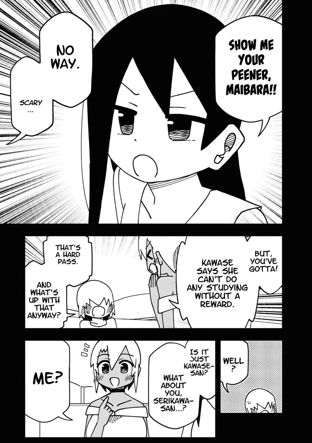 Maibara-kun wa Tsuyotsuyo Gal Kara Hanarerarenai Chapter 8 page 5